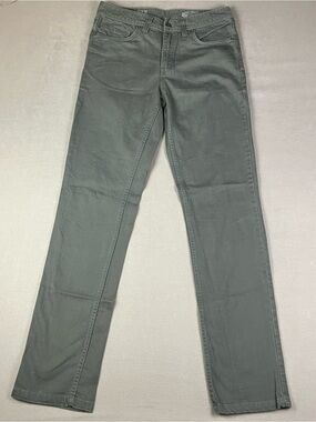Toad & Co. Men’s Jeans Size 31x34 The Dover Lean Denim Pants Straight Gray
